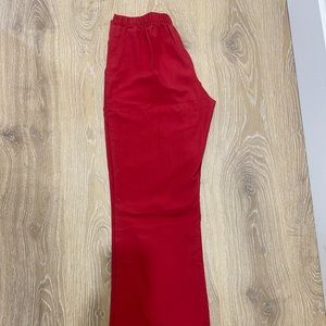 Extra small red scrubstar scrub pants